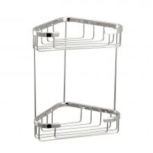 Aquabrass ABAB02065PC - 2065 Two Tier Triangular  Basket