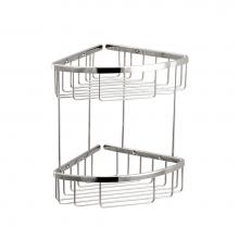 Aquabrass ABAB02067PC - 2067 Two Tier Rectangular Basket