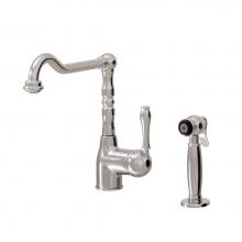 Aquabrass ABFK2150SBN - 2150S New England Side Spray Kitchen Faucet