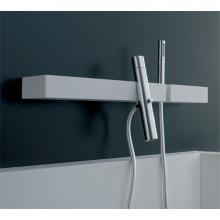 Aquabrass ABFB51904PCWH - 51904 Blok Wallmount Tub Filler With Handshower