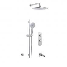 Aquabrass ABSZSHOWERBOX02GPC - Tubs/Shower Faucet Uniplex Box - 3 Way Non Shared