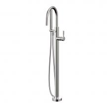 Aquabrass ABFB27N84PC - 27N84 Geo Floormount Tub Filler With Handshower