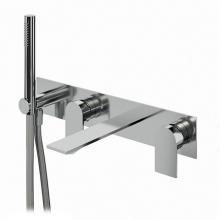 Aquabrass ABFC92N04PC - 92N04 Alpha Wallmount Tub Filler - Trim Only