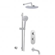 Aquabrass ABSZSFU07PC - Sfu07 Shower Faucet - 3 Way Shared