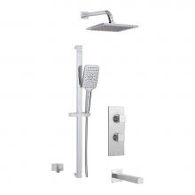 Aquabrass ABSZSFU08GPC - Sfu08G Shower Faucet - 3 Way Non Shared