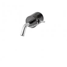 Aquabrass ABFBCL28NM200 - Cl28 Marmo Wallmount Lav Faucet-1 Handle -Black