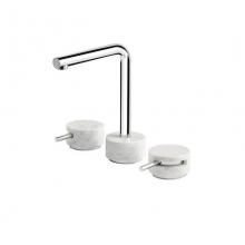 Aquabrass ABFBUR16BC535 - Ur16 Marmo-Urban Widespread Faucet 8''Cc-White