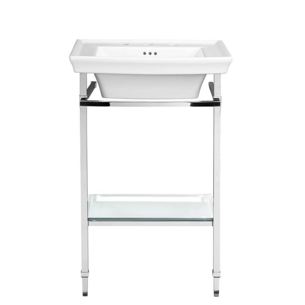 Wyatt® 24 in. Console Bathroom Sink, 3 Hole with Console Leg