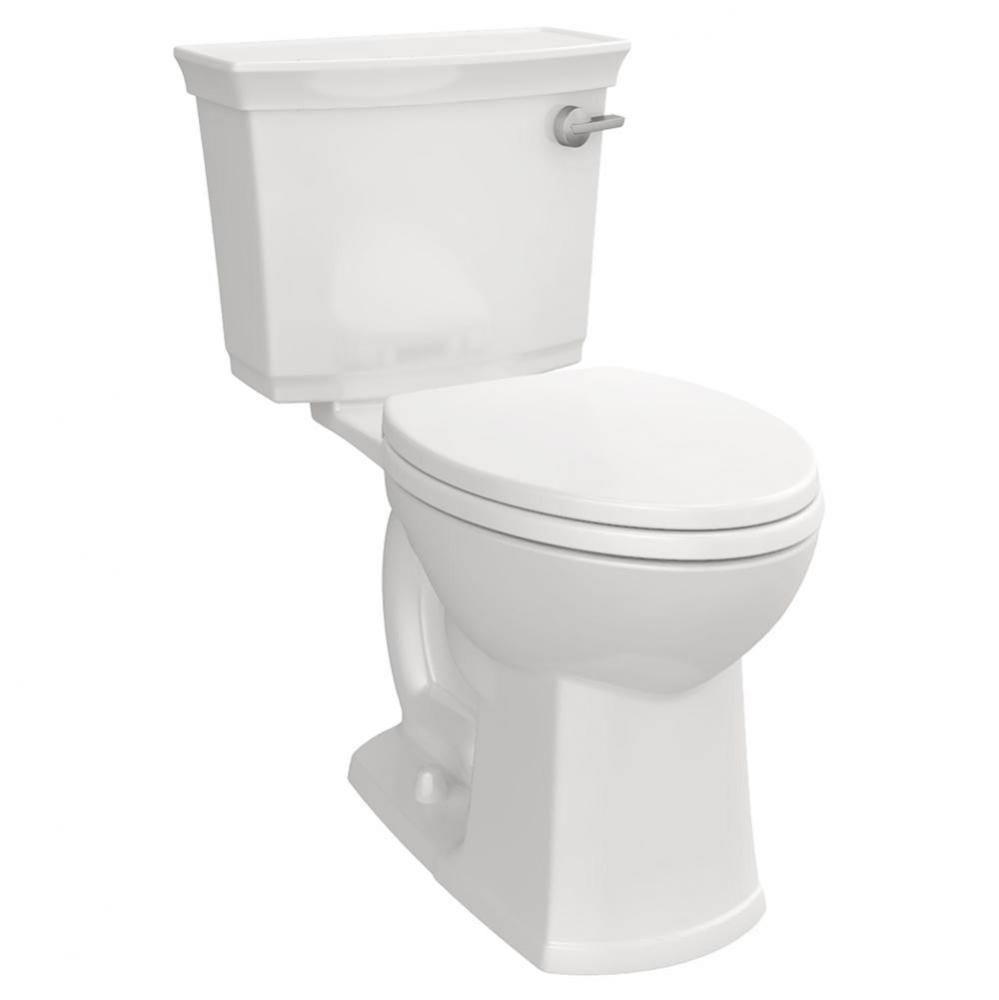 Wyatt Two-Piece Chair Height Right Hand Trip Lever Elongated Toilet with Seat