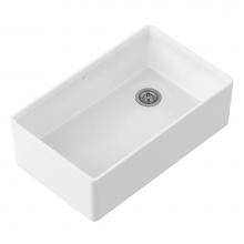 DXV D21180SB3320.415 - Etre 33 in. Apron Kitchen Sink with Offset Drain