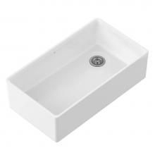 DXV D21180SB3620.415 - Etre™ 36 in. Apron Kitchen Sink with Offset Drain