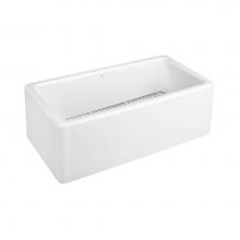 DXV D20066230.415 - Hillside® 30 in. Apron Kitchen Sink with Offset Drain