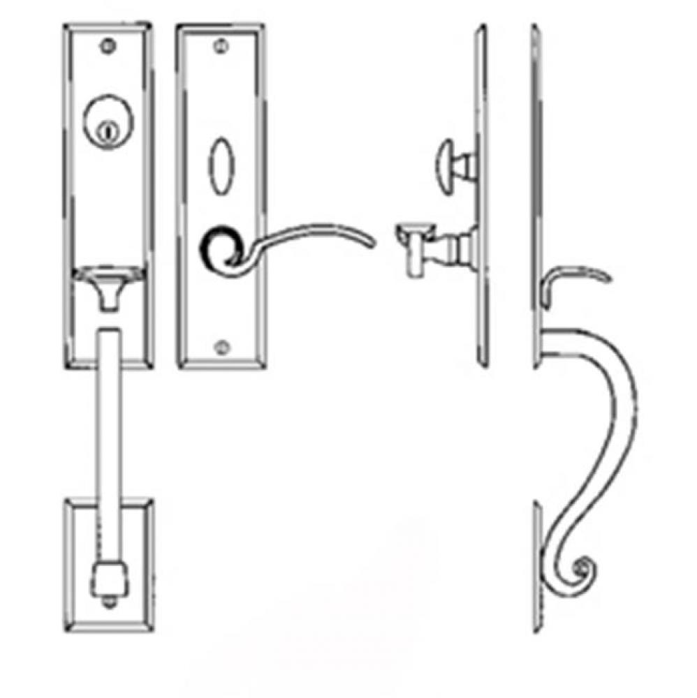 Entrance Handle Set - Complete full dummy