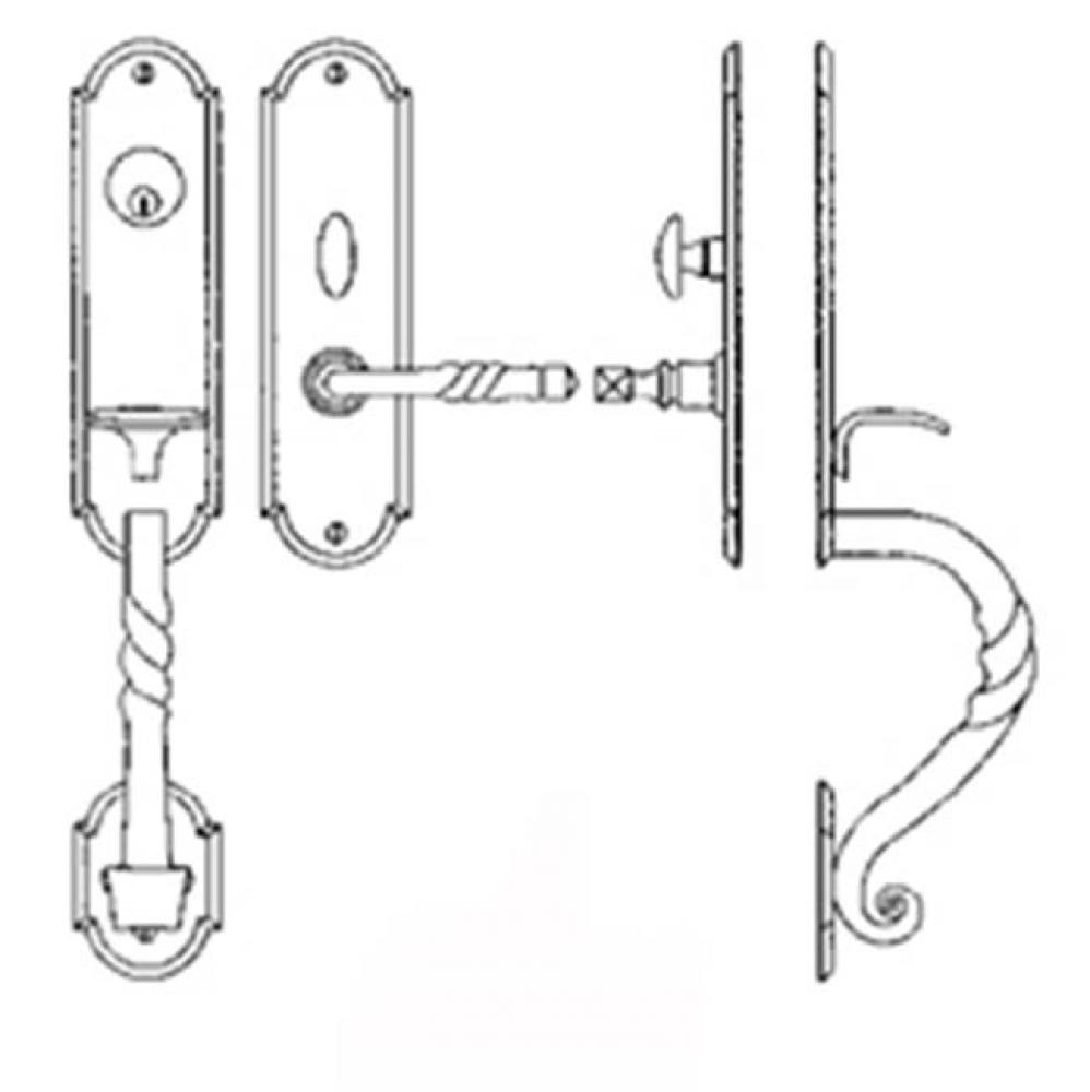 Entrance Handle Set - Complete full dummy