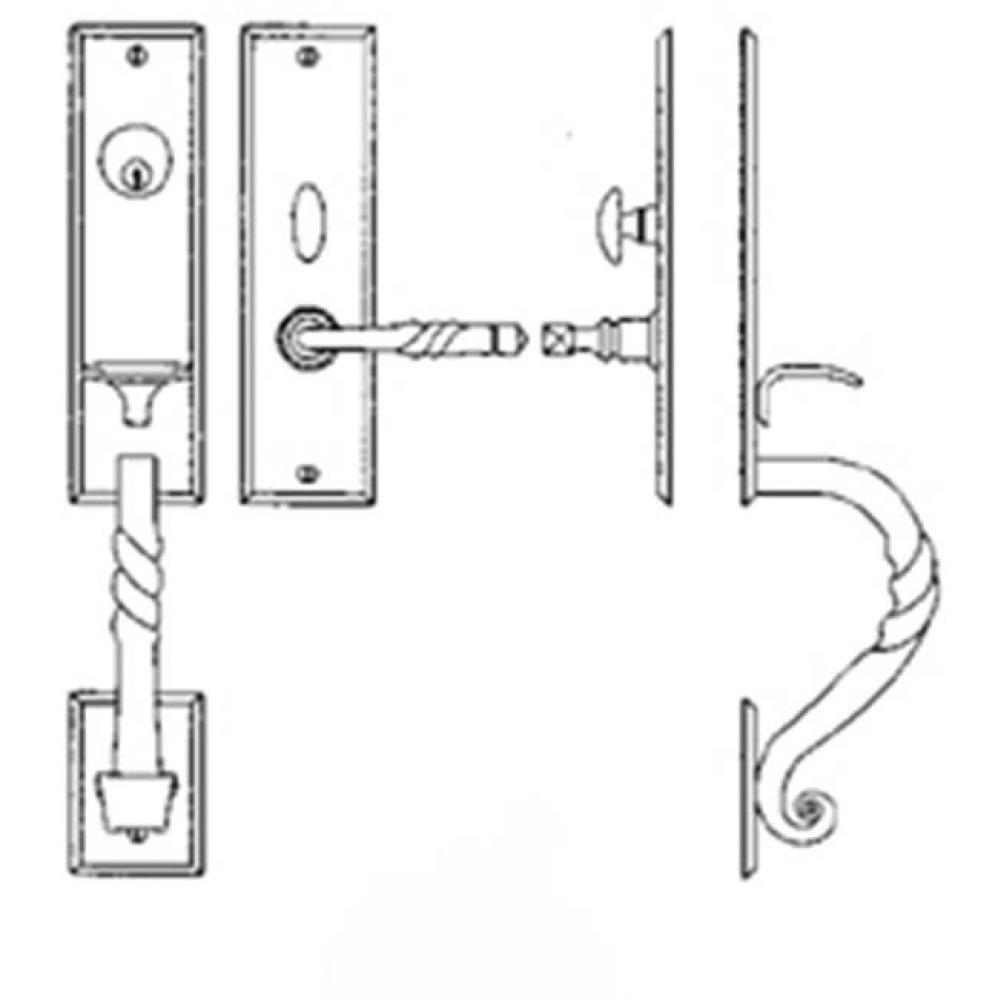 Entrance Handle Set - Complete full dummy