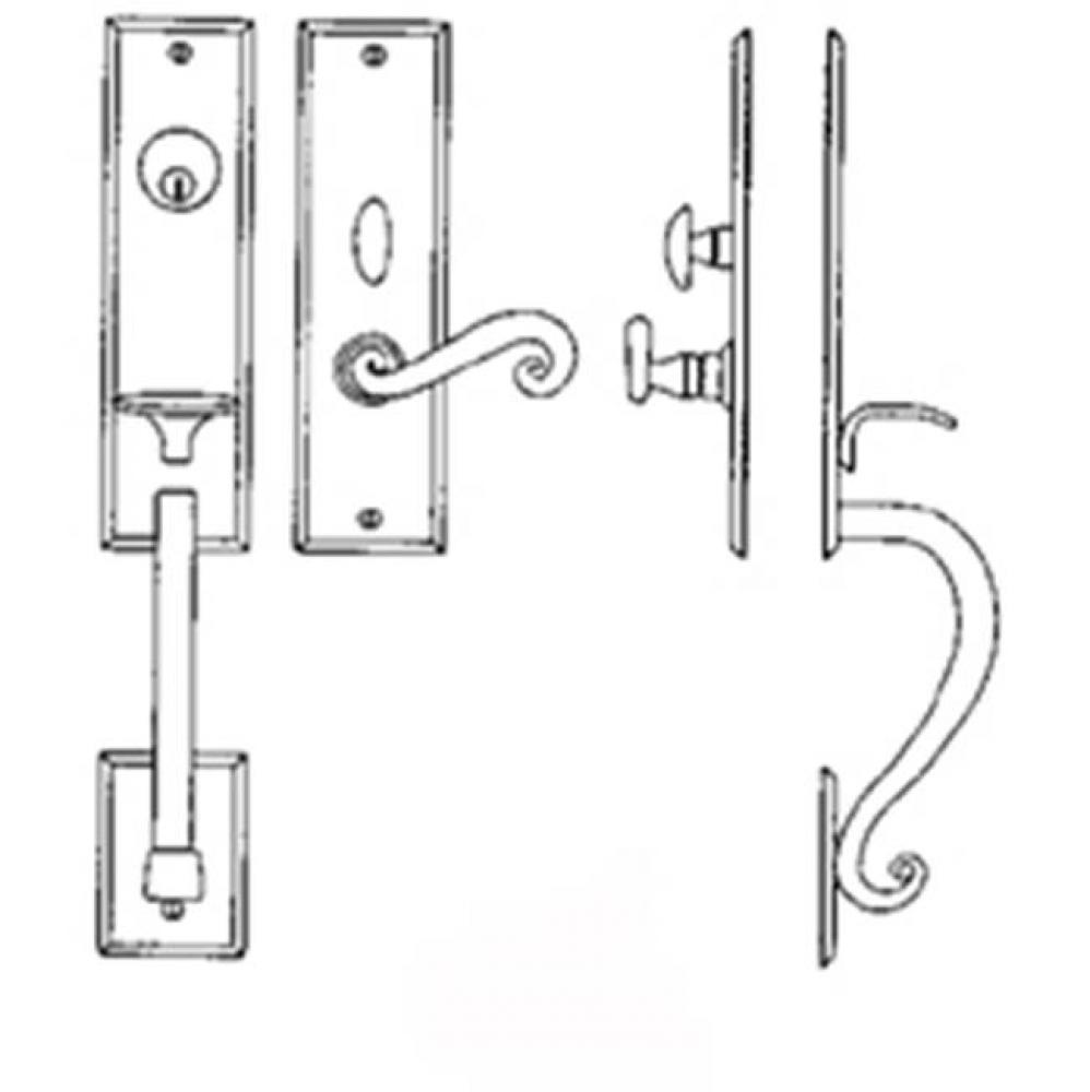 Entrance Handle Set - Complete full dummy