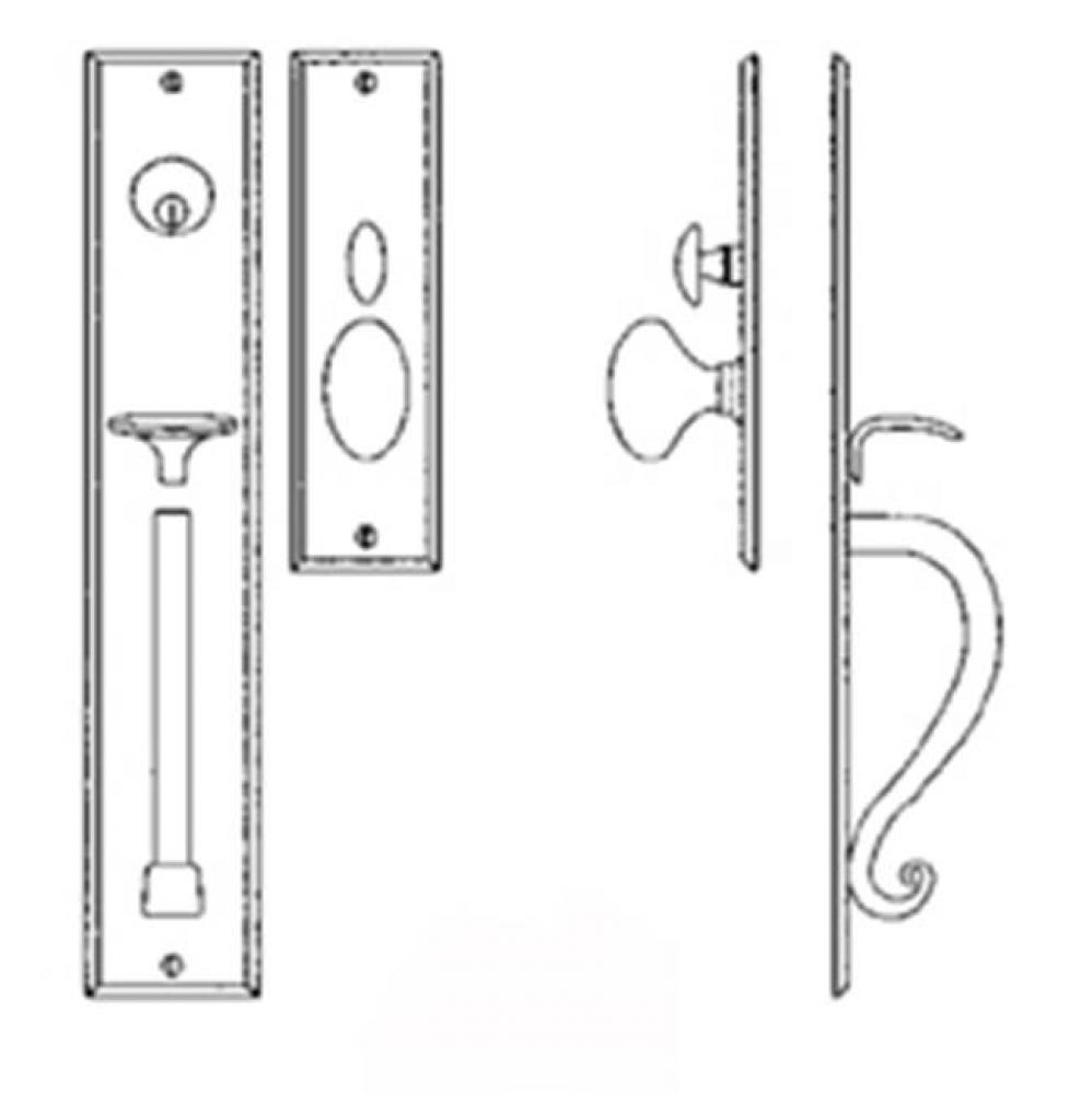 Entrance Handle Set - Complete full dummy