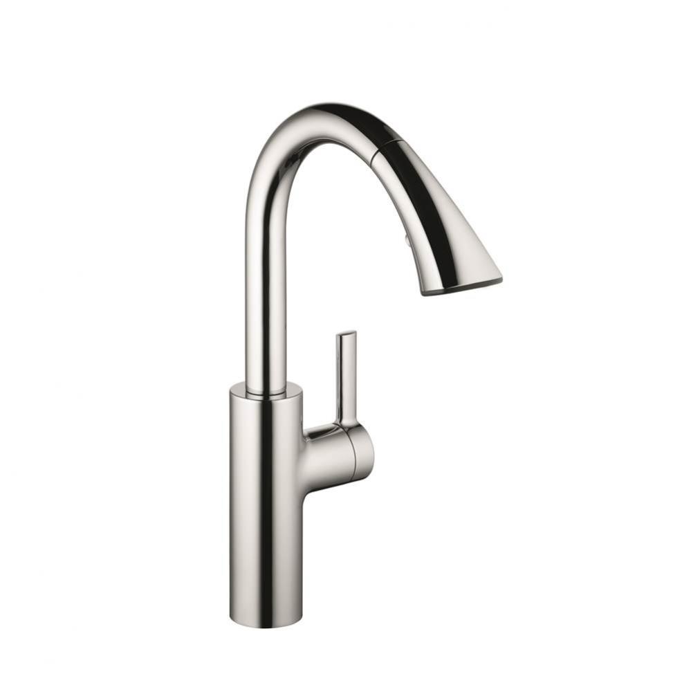 Saros Pull Down Prep Kitchen Chrome