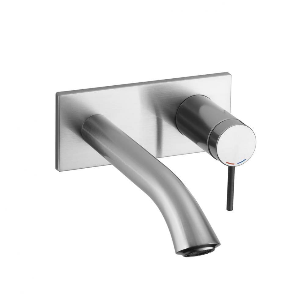 Zoe Wall Mounted Lav Faucet No/Pop-Up Spl/Ss