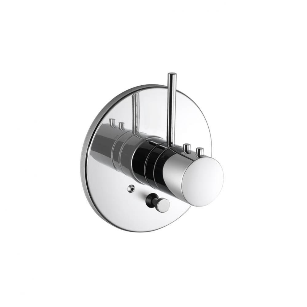 Zoe Thermostatic Trim W/Diverter & Vol Control Spl/Ss