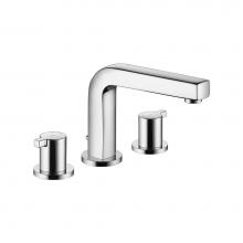 KWC 12.193.192.000 - Ava Widespread Lav Faucet 3 Hole W/Pop-Up Chrome