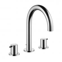 KWC 12.153.192.127 - Ono Wide Spread 3 Hole Faucet W/Pop-Up Spl/Ss