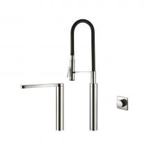 KWC 10.652.132.000 - Ono Tlp Highflex Pro Swivel Spout Wall Control Chrome