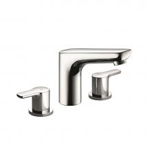 KWC 12.363.191.000 - Piana Widespread 3 Hole Faucet W/Pop-Up Chrome