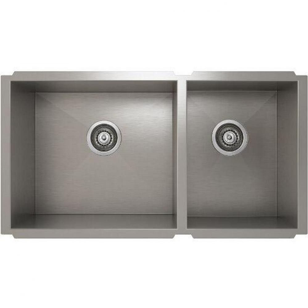 ProInox H0 sink undermount, double L18X16X10 R12X16X8