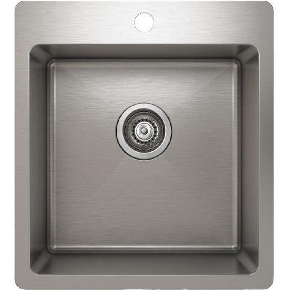 ProInox H75 sink topmount, single 16X16X9