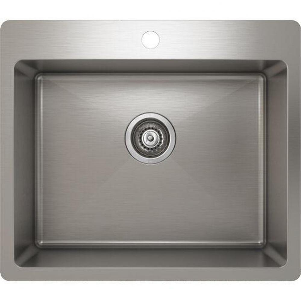 ProInox H75 sink topmount, single 21X16X9