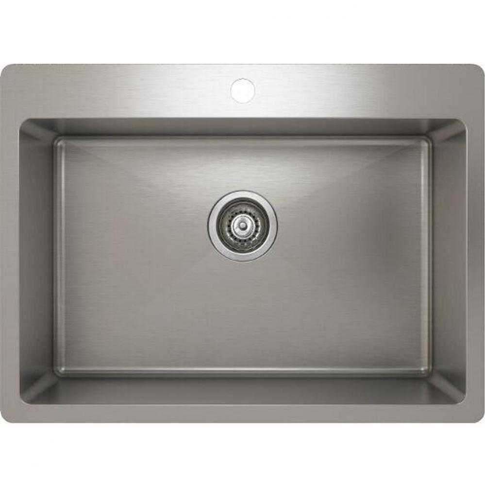 ProInox H75 sink topmount, single 25X16X9