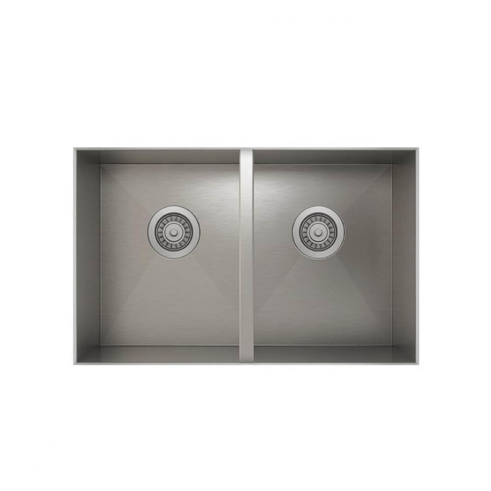 ProInox H0 sink undermount, double L14X16X8 R14X16X8