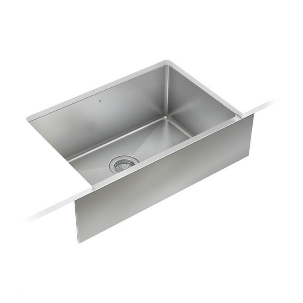 ProInox H75 apron sink undermount, single 25X16X8