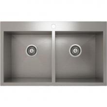 Pro Chef IH0-TE-33209 - ProInox H0 sink topmount, double L15X16X9 R15X16X9