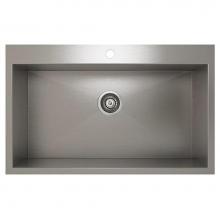 Pro Chef IH0-TS-32209 - ProInox H0 sink topmount, single 30X16X9