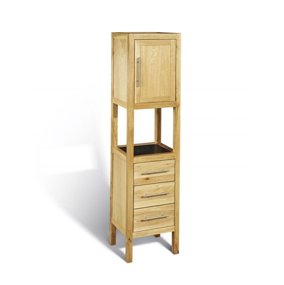 Stone & Oak Shelving unit - 61 1/2 in x 16 in x 14