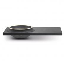 Unik Stone Canada BNS-050-BL - Black Marble Vessel sink - 31 1/2'' x 17