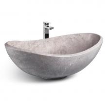 Unik Stone Canada LMS-010 - Stone Vessel Sink 22 in - Ice