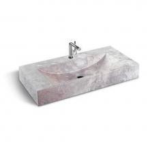 Unik Stone Canada LMS-039 - Stone Sink 39 in - Ice