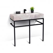 Unik Stone Canada VBT-039 - 24 in Vanity - Black