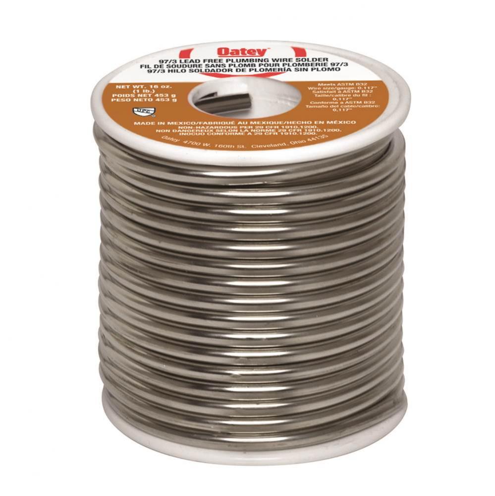 1 LB 97/3 WIRE SOLDER  .117 DIAMETER