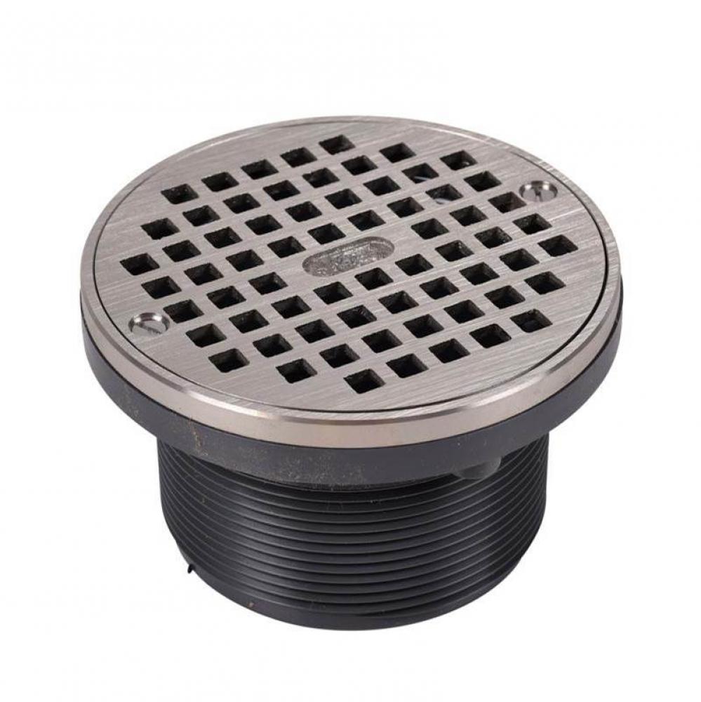 6 In. Pb Strainer W/Square Ring  Barrel