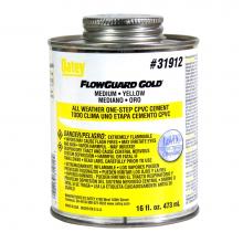 Oatey 31912 - 16 Oz Cpvc Flowguard Gold 1-Step Yellow