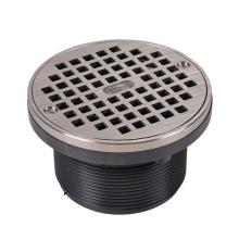 Oatey 80200 - 6 In. Chrome Strainer And Square Ring