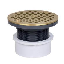 Oatey 72149 - 4 In. Adjustable Pvc Hub Fit W/Ring  Square Top