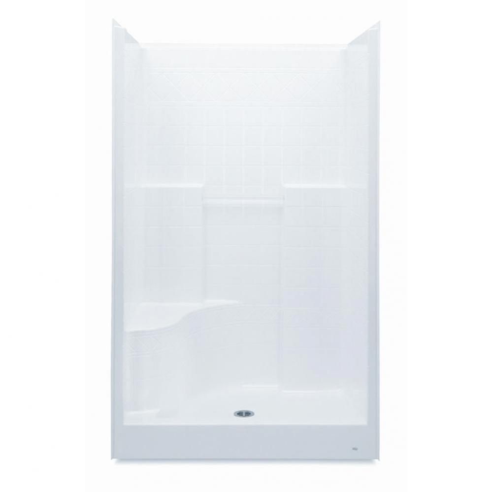 Gelcoat Diagonal Tile Shwr Seat