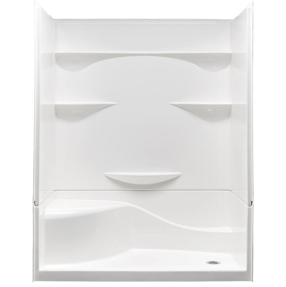 4-Pc Gelcoat Shwr With 1 Seat