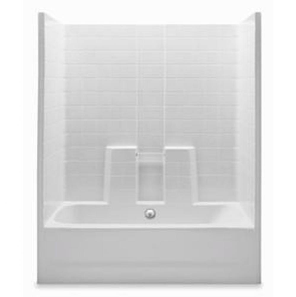 Gelcoat Textrued Tile Tub-Shwr