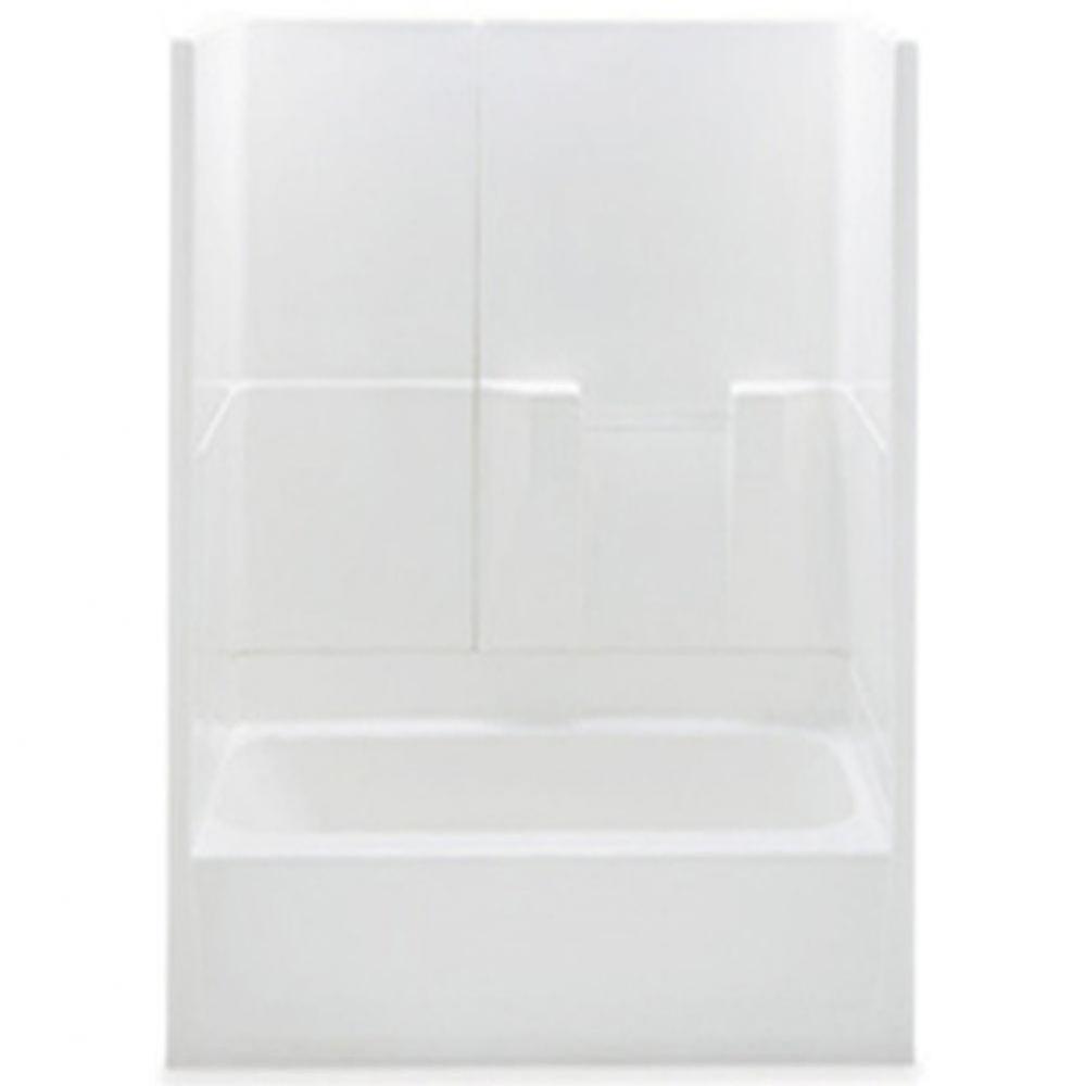 3-Pc Gelcoat Tub-Shwr; Above Floor-Rough